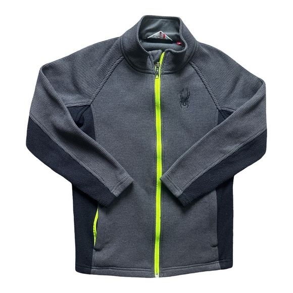 Spyder Other - Boys Spyder Full Zip Jacket- Gray - M 8/10
